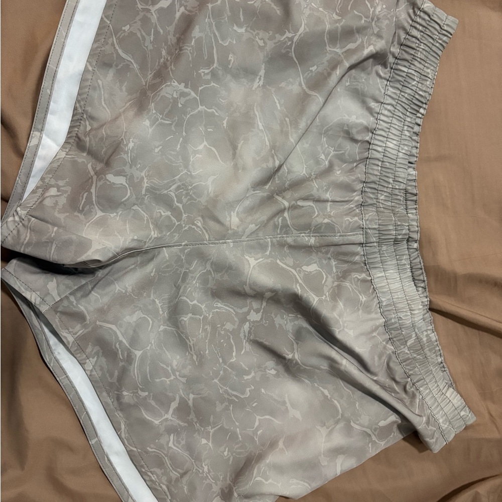 Bass Pro Shops Gray Athletic Shorts with Elastic Waistband